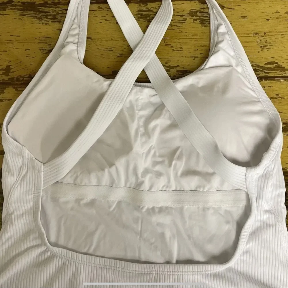 NWT Sz XXL Andie The Tulum *Ribbed* One Piece Swimsuit White